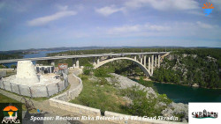 Skradin, řeka Krka, most A1