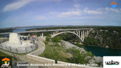 Skradin, řeka Krka, most A1