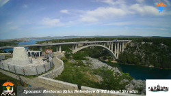 Skradin, řeka Krka, most A1