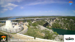 Skradin, řeka Krka, most A1