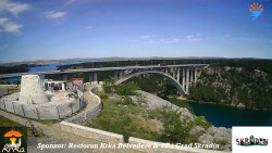 Skradin, řeka Krka, most A1