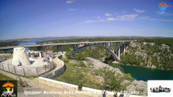 Skradin, řeka Krka, most A1