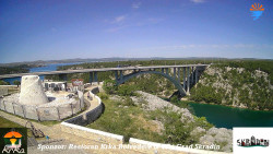 Skradin, řeka Krka, most A1
