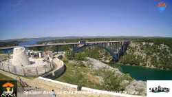 Skradin, řeka Krka, most A1