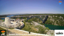 Skradin, řeka Krka, most A1