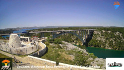 Skradin, řeka Krka, most A1