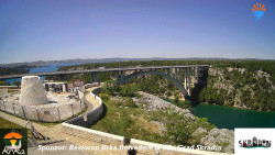 Skradin, řeka Krka, most A1