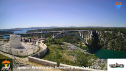 Skradin, řeka Krka, most A1