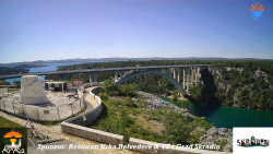 Skradin, řeka Krka, most A1