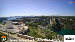 Skradin, řeka Krka, most A1