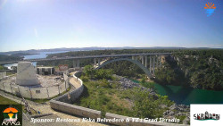 Skradin, řeka Krka, most A1