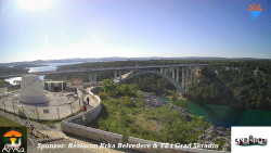 Skradin, řeka Krka, most A1