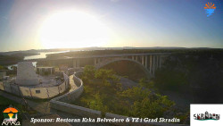 Skradin, řeka Krka, most A1