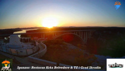 Skradin, řeka Krka, most A1