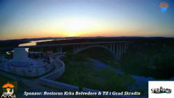 Skradin, řeka Krka, most A1