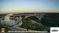 Skradin, řeka Krka, most A1