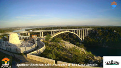 Skradin, řeka Krka, most A1