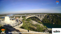 Skradin, řeka Krka, most A1