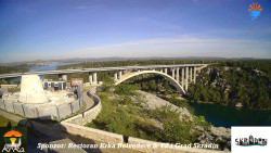 Skradin, řeka Krka, most A1