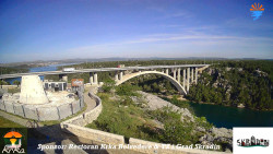 Skradin, řeka Krka, most A1