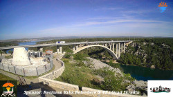 Skradin, řeka Krka, most A1