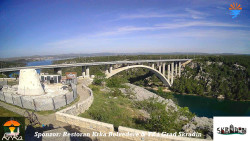 Skradin, řeka Krka, most A1