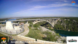 Skradin, řeka Krka, most A1