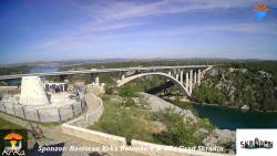 Skradin, řeka Krka, most A1