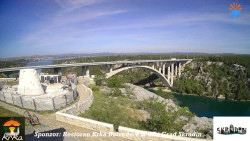 Skradin, řeka Krka, most A1