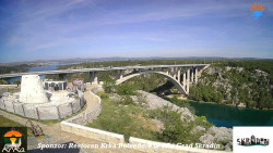 Skradin, řeka Krka, most A1