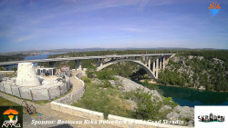Skradin, řeka Krka, most A1