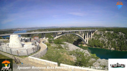 Skradin, řeka Krka, most A1