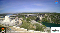 Skradin, řeka Krka, most A1