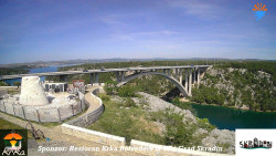 Skradin, řeka Krka, most A1