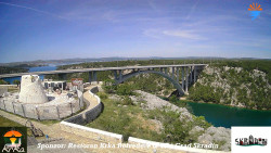 Skradin, řeka Krka, most A1