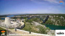 Skradin, řeka Krka, most A1