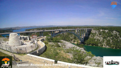 Skradin, řeka Krka, most A1