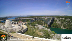 Skradin, řeka Krka, most A1