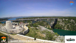 Skradin, řeka Krka, most A1