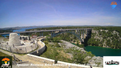 Skradin, řeka Krka, most A1