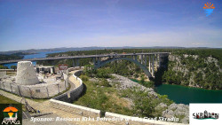 Skradin, řeka Krka, most A1