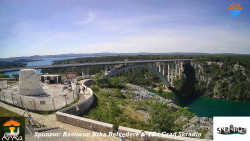 Skradin, řeka Krka, most A1