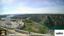 Skradin, řeka Krka, most A1