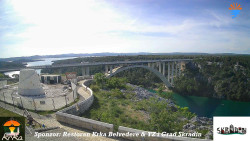 Skradin, řeka Krka, most A1