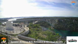 Skradin, řeka Krka, most A1