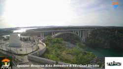 Skradin, řeka Krka, most A1