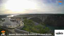 Skradin, řeka Krka, most A1