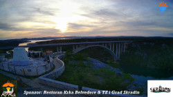 Skradin, řeka Krka, most A1