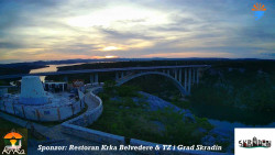 Skradin, řeka Krka, most A1