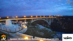 Skradin, řeka Krka, most A1